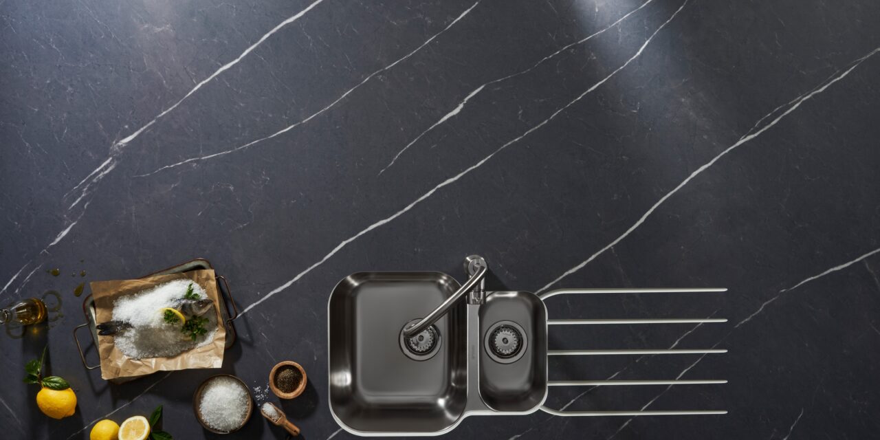 A striking surface to elevate any kitchen work surface