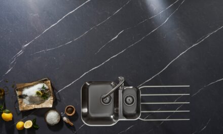 A striking surface to elevate any kitchen work surface